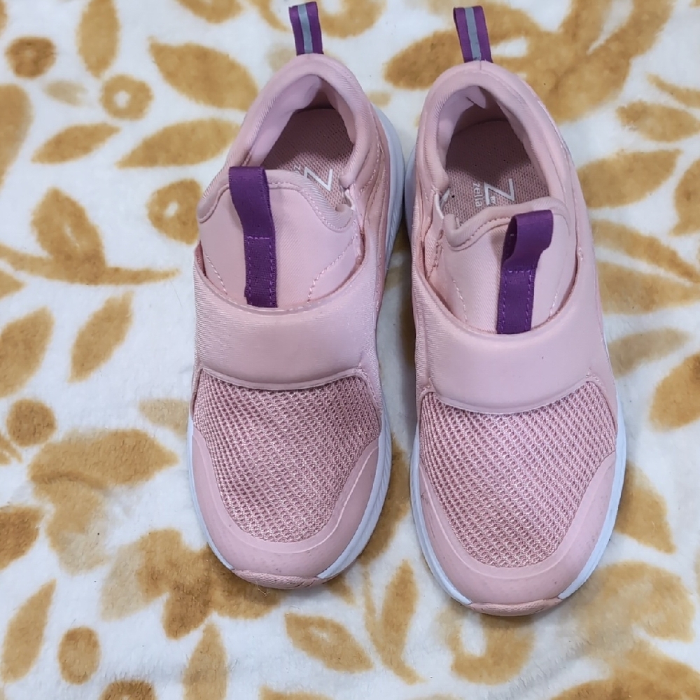 Z by Zella Pink Purple Slip-On Sneakers Girls Size 13 Little Kid Lightweight